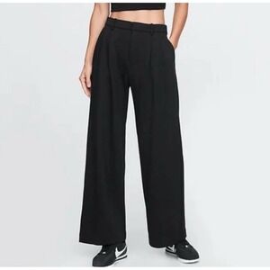 GAP 365 High Rise Linen Blend‎ Trousers Black Pants Womens sz 10 Brand New